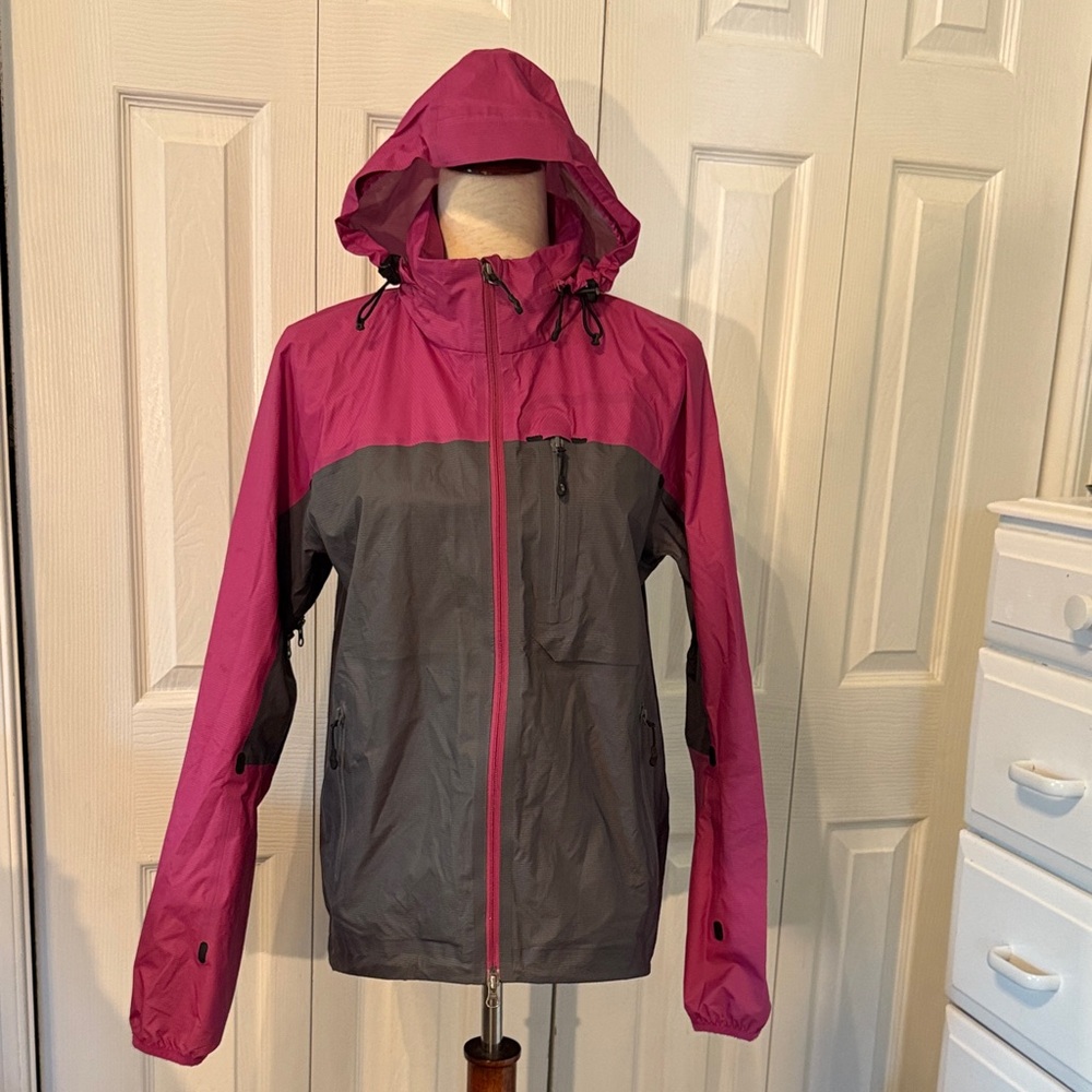 Nike Women's Magenta and Gray Sportswear Jacket Sz S